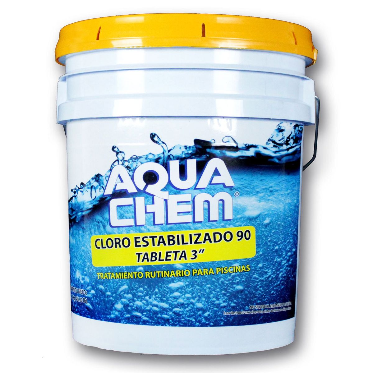 Cloro Estabilizado Tabletas 3" 18 Kg, marca Aquachem - Foto Principal
