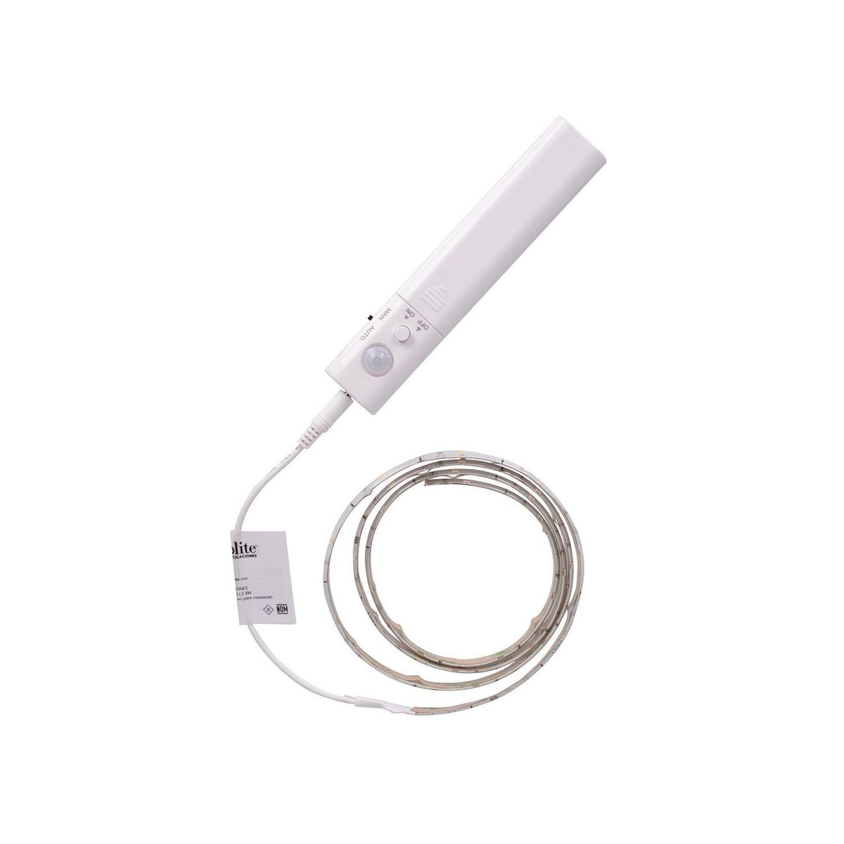 Tecno Lite Aplica - Tira Led 1m con Sensor y Bateria