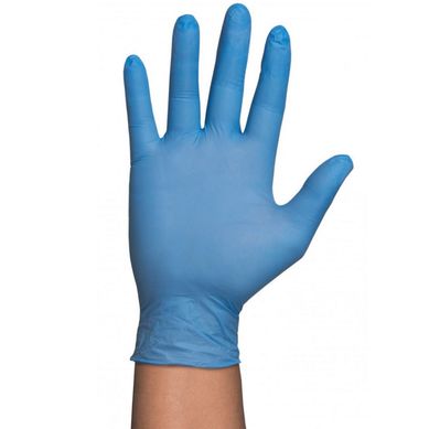 Guante desechable grande 100 % nitrilo caja con 100 pares