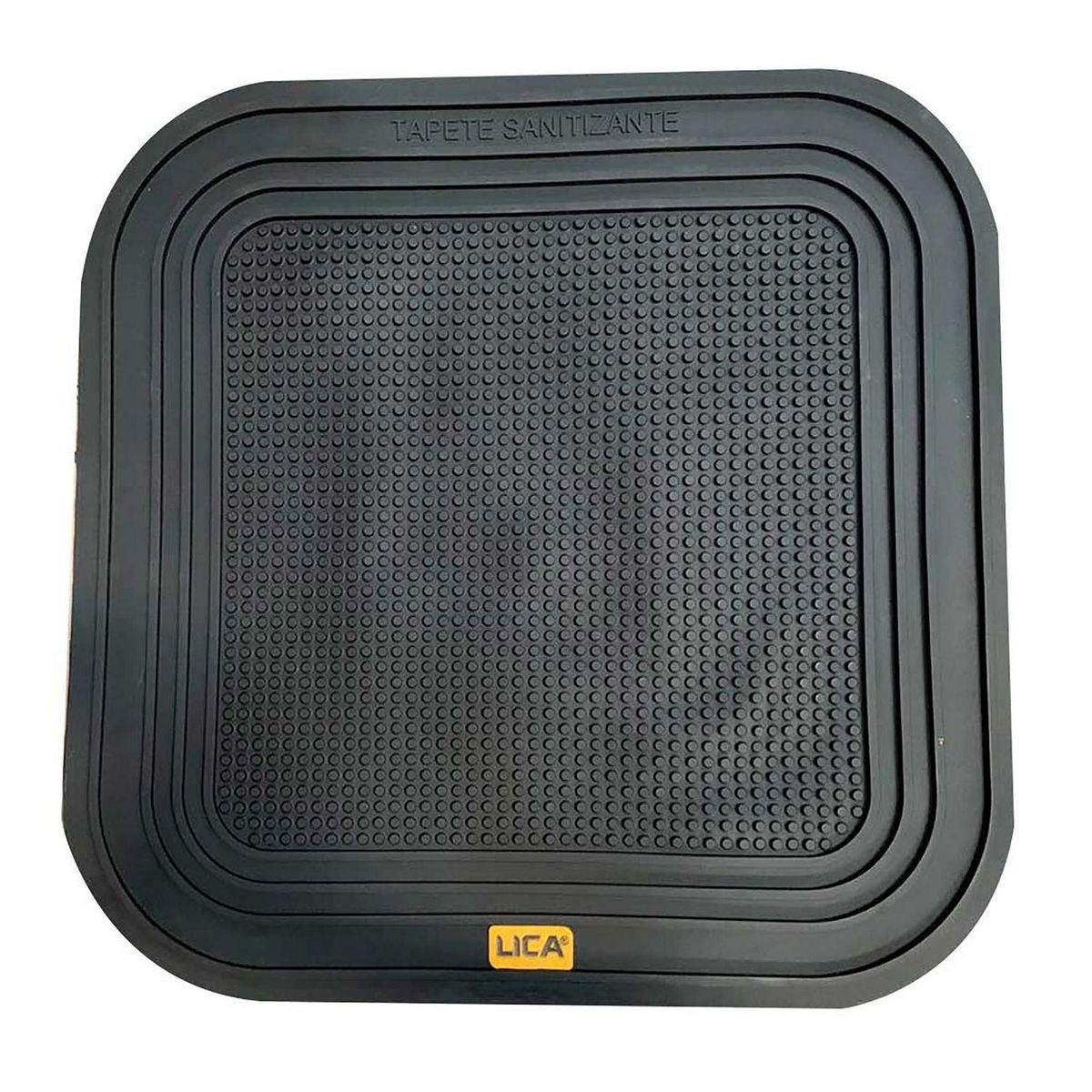Lica - Tapete Sanitizante Negro 55x55 cm Lica con Triple Barrera Anti derrame