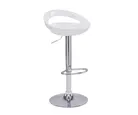 Silla Bar media luna blanca