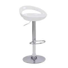 Silla Bar media luna blanca
