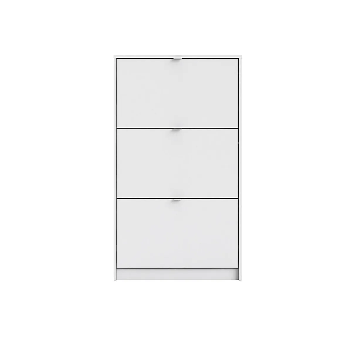 Alterego - Zapatera con 3 compartimentos Blanco