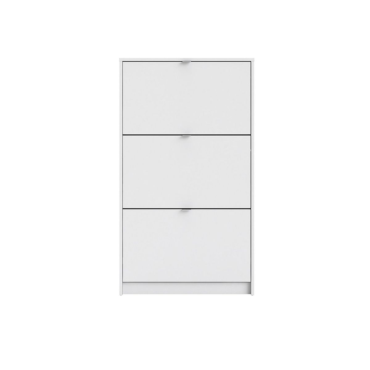 Alterego - Zapatera con 3 compartimentos Blanco