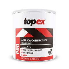 Pintura Topex Pro Blanco 1L