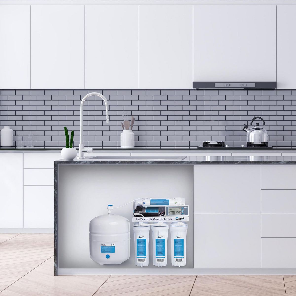 Rotoplas - Cartucho CA Secundario POI-03R para Purificador de Ósmosis Inversa