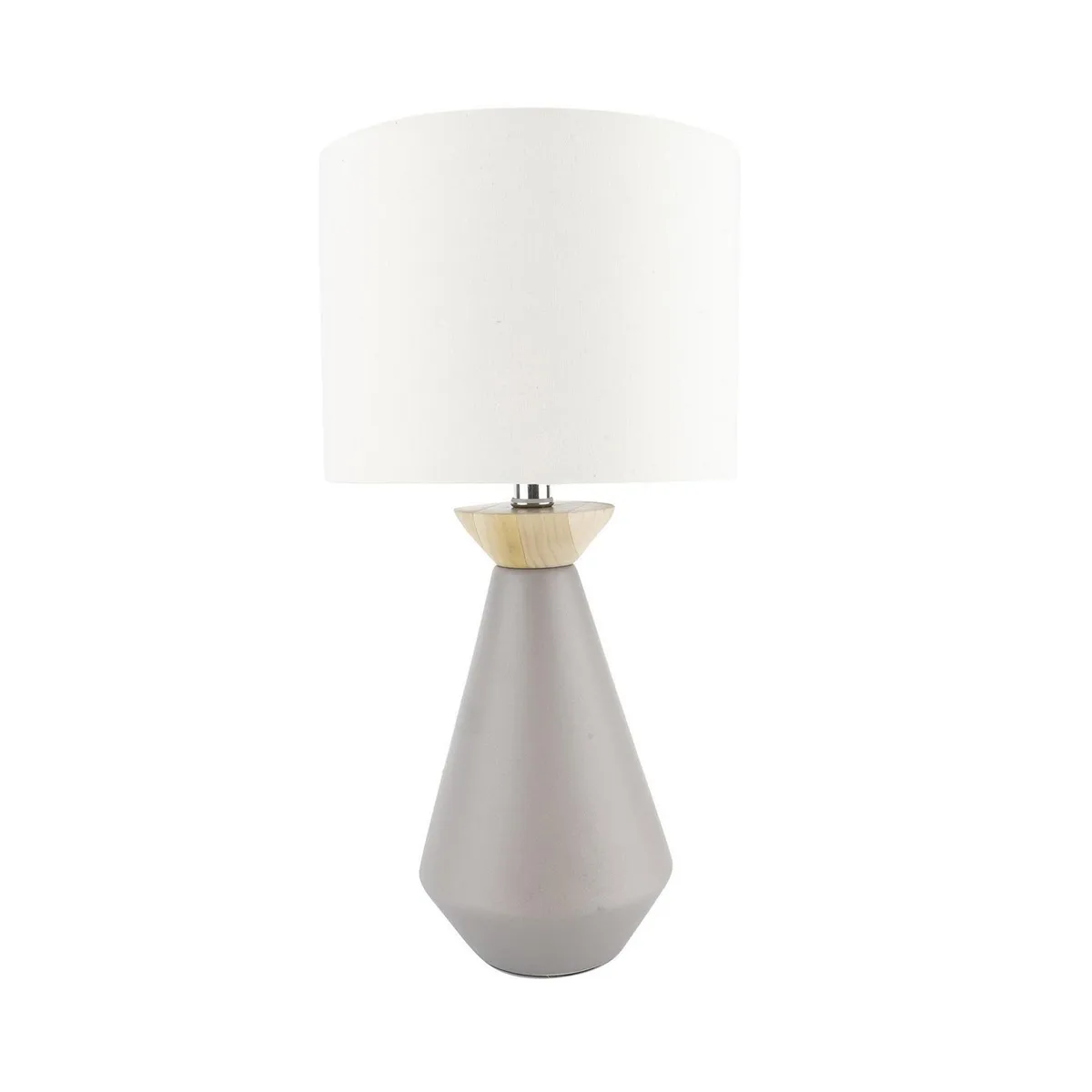 Luzerna - Lámpara de mesa Bolus de 60W tipo E27 Gris