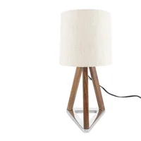 Lámpara de mesa Benka de 60W tipo E27 Beige