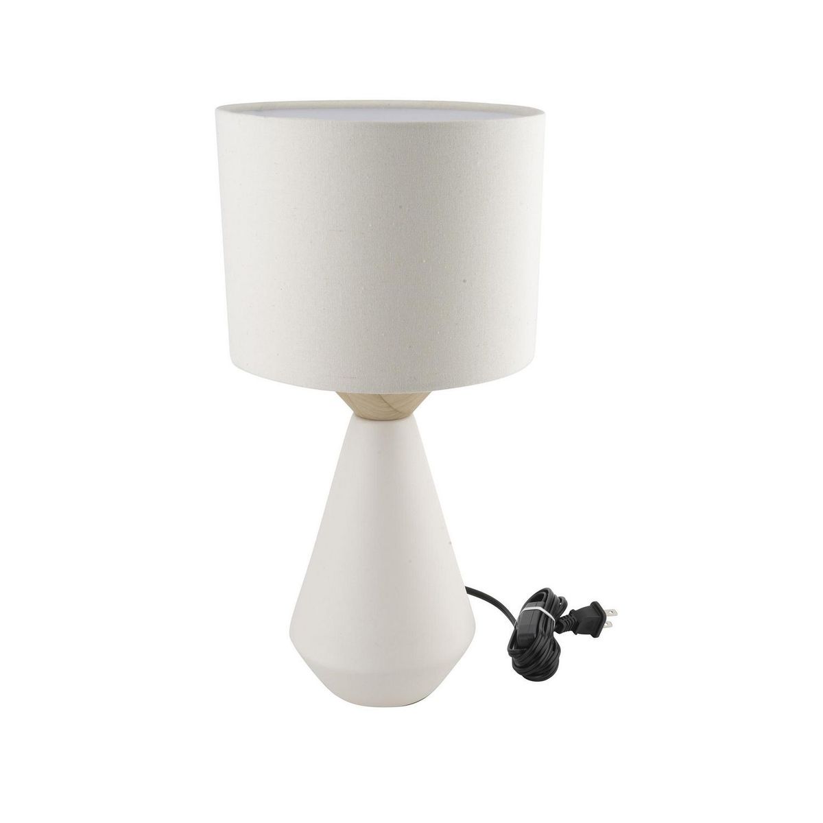 Luzerna - Lámpara de mesa Bolus de 60W tipo E27 Blanco