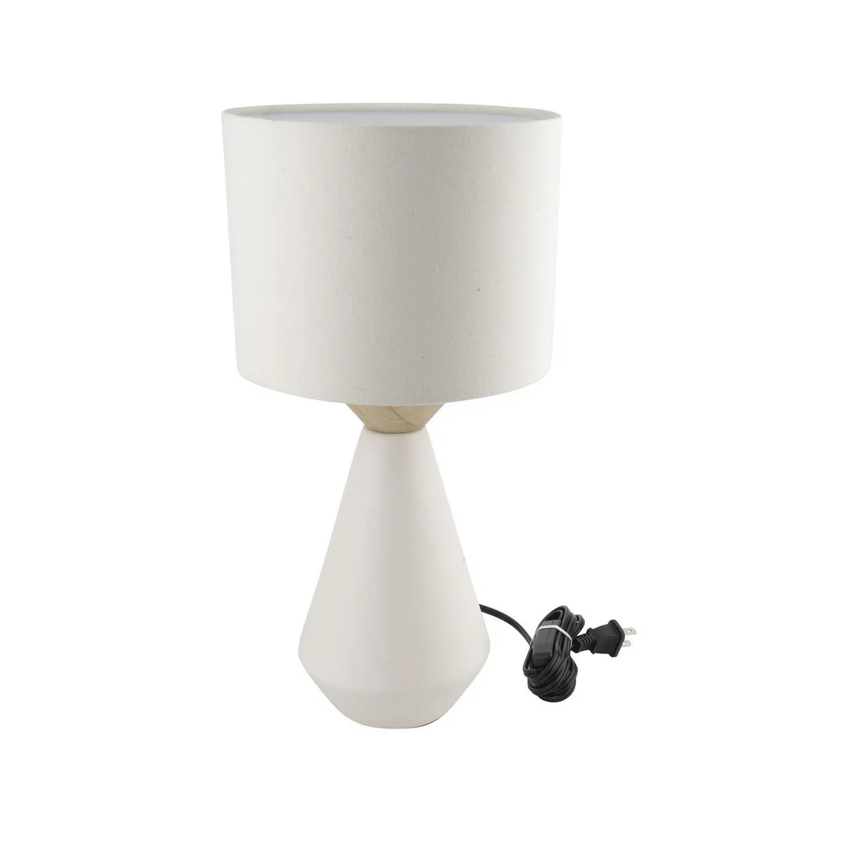 Luzerna - Lámpara de mesa Bolus de 60W tipo E27 Blanco