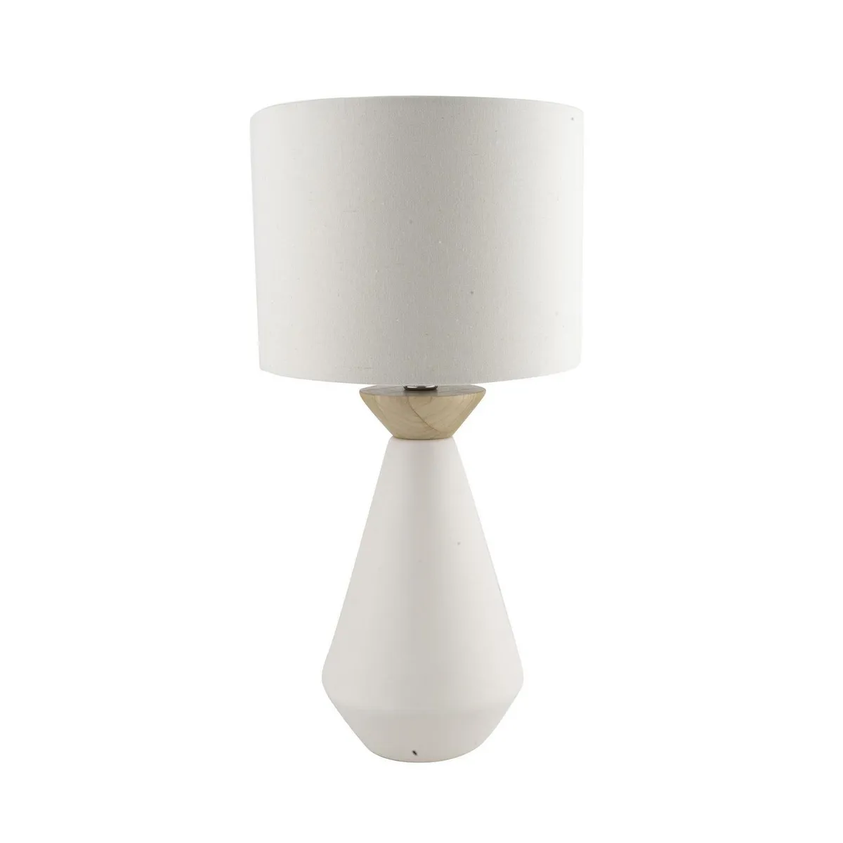 Luzerna - Lámpara de mesa Bolus de 60W tipo E27 Blanco