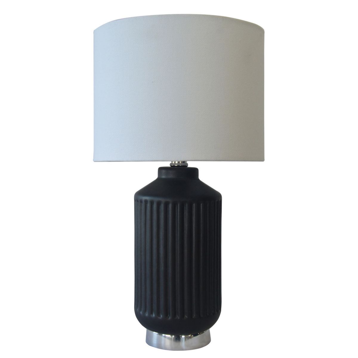 Lámpara de mesa Lyne de 60W tipo E27 Negro, marca Luzerna - Foto Principal