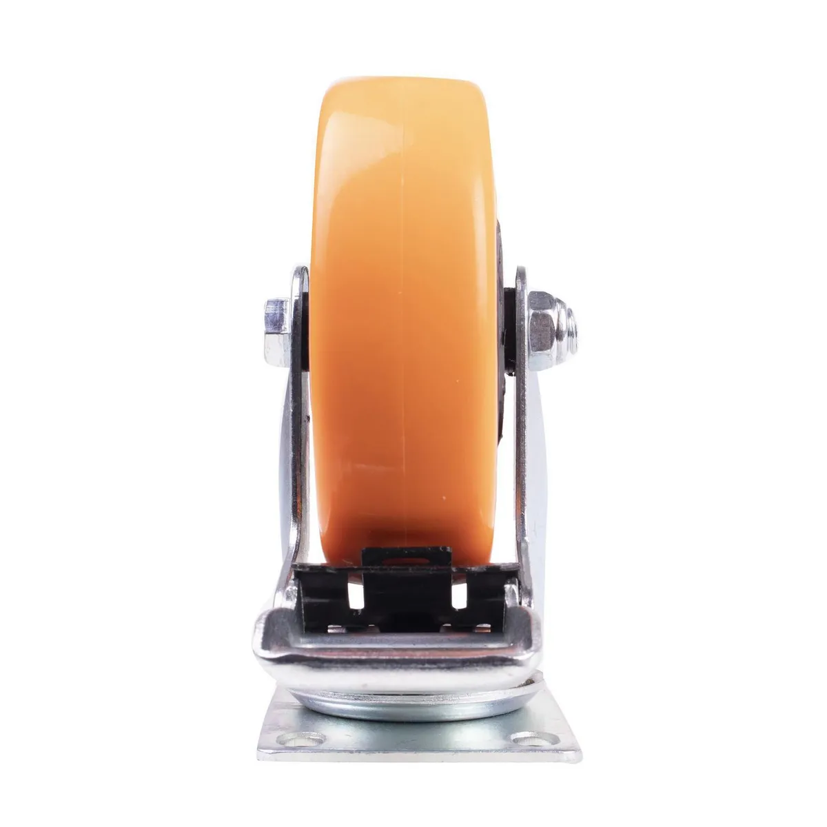 Rodaja PVC giratoria con freno 4"., marca Surtek - Foto 2