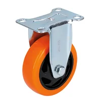 Rodaja PVC fija 4".
