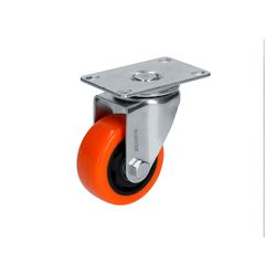 Rodaja PVC giratoria 3".