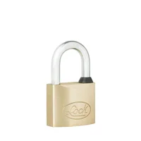 Candado laton corto llave bancaria 40mm