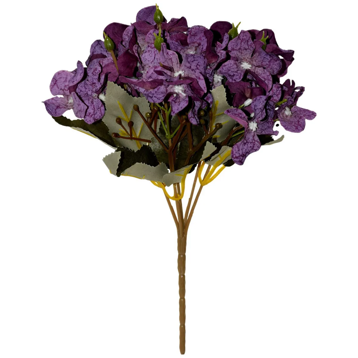 Ramo Mini Hortensias Morado Fuerte Artificial, marca Rosedal - Foto Principal