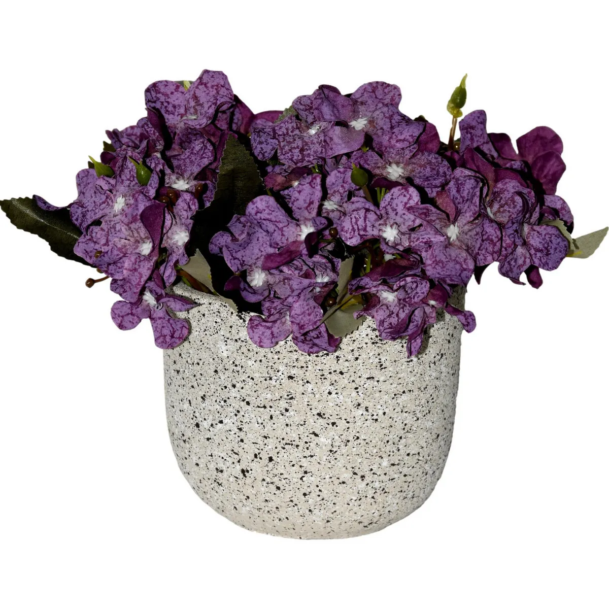 Ramo Mini Hortensias Morado Fuerte Artificial, marca Rosedal - Foto 2