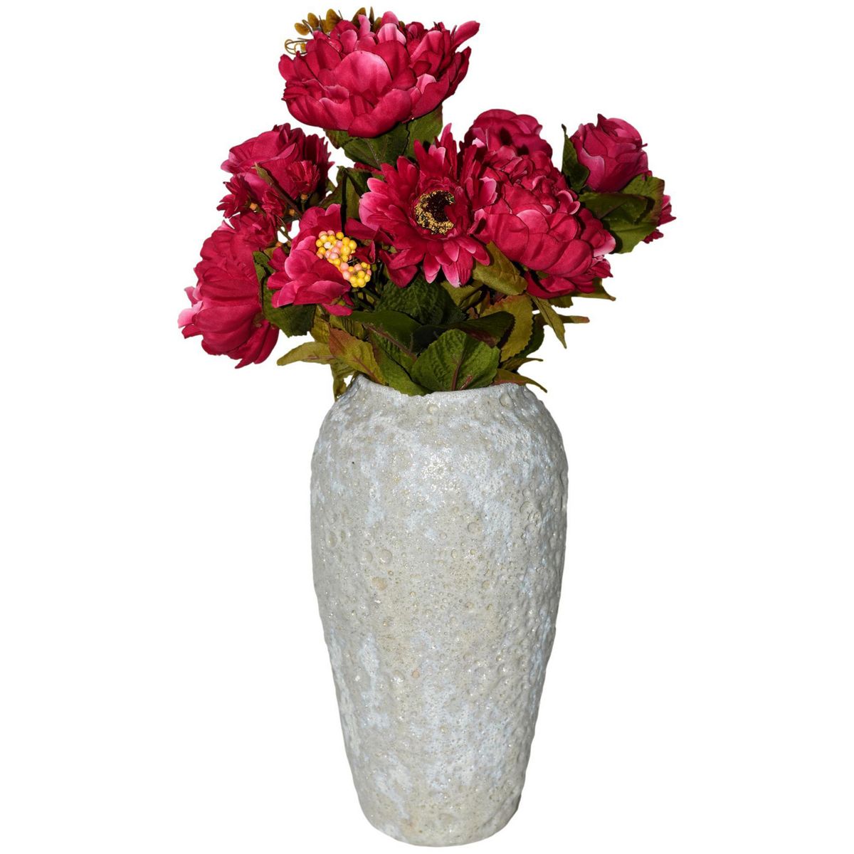 Rosedal - Ramo De Peonia Y Gerbera Fiusha Artificial
