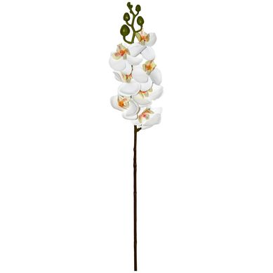 Orquidea Mini Tacto Natural Crema Artificial