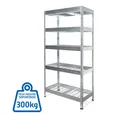 Estante galvanizado 5 niveles 90 x 180 x 45 cm