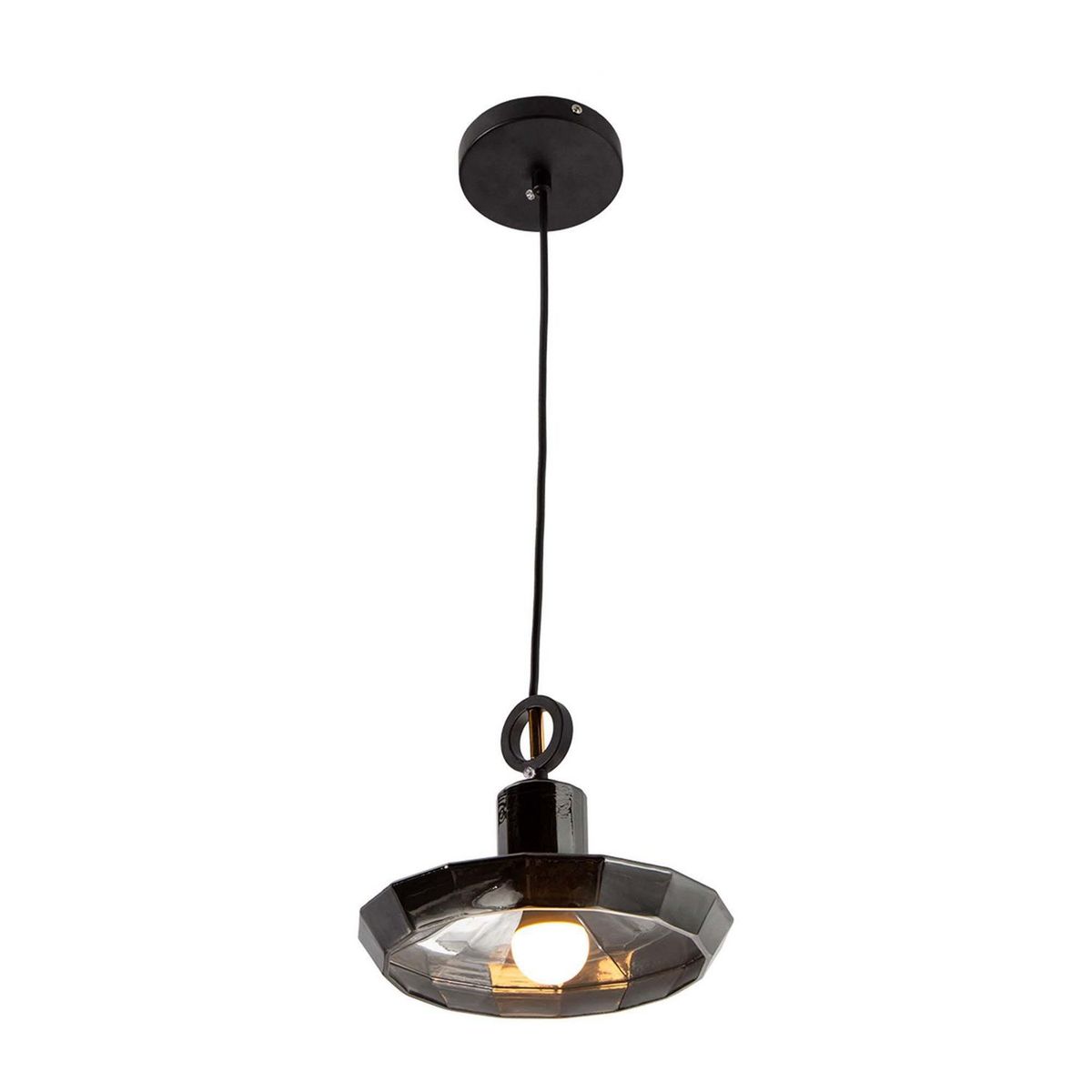 Lámpara colgante acabado negro cromo, marca Artlamp - Foto Principal