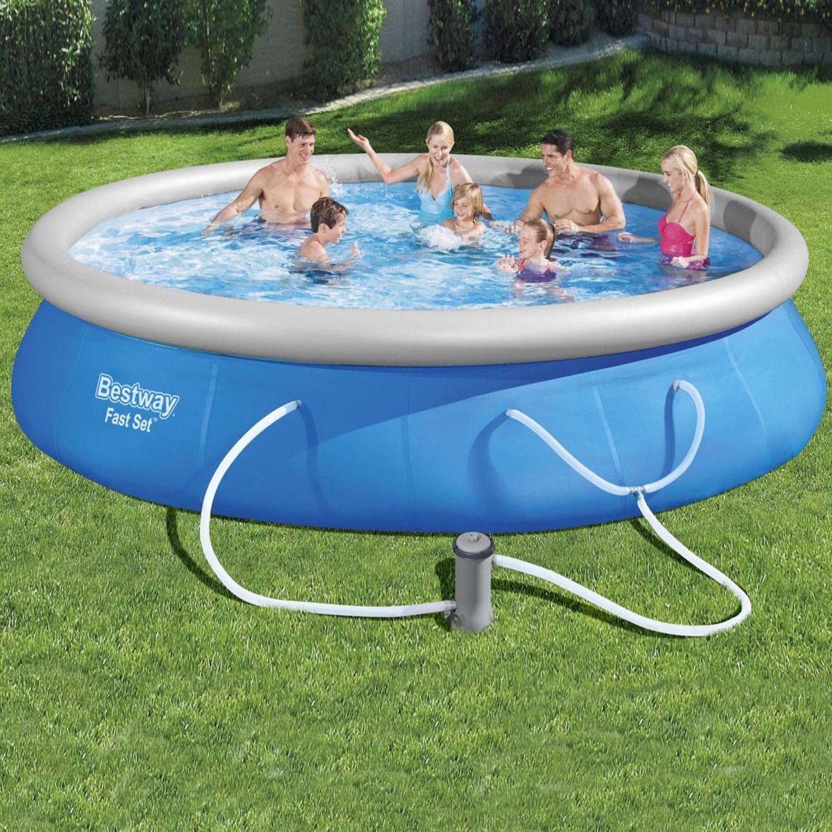 Bestway - Piscina Redonda 457 X 84 Cm con Bomba