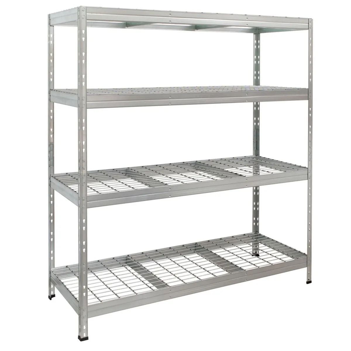 Estante galvanizado 4 niveles 150 x 180 x 60 cm, marca Fixser - Foto Principal