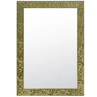 Espejo Decorativo Rectangular de 49 x 69 cm Dorado
