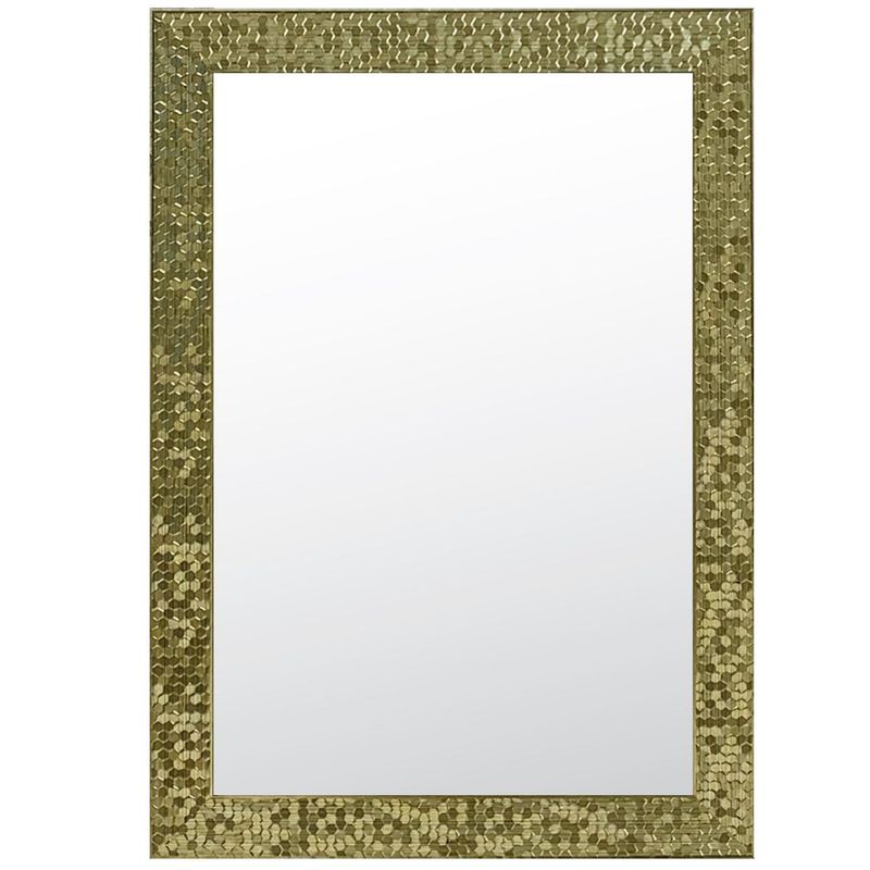 Live Deco - Espejo Decorativo Rectangular de 49 x 69 cm Negro