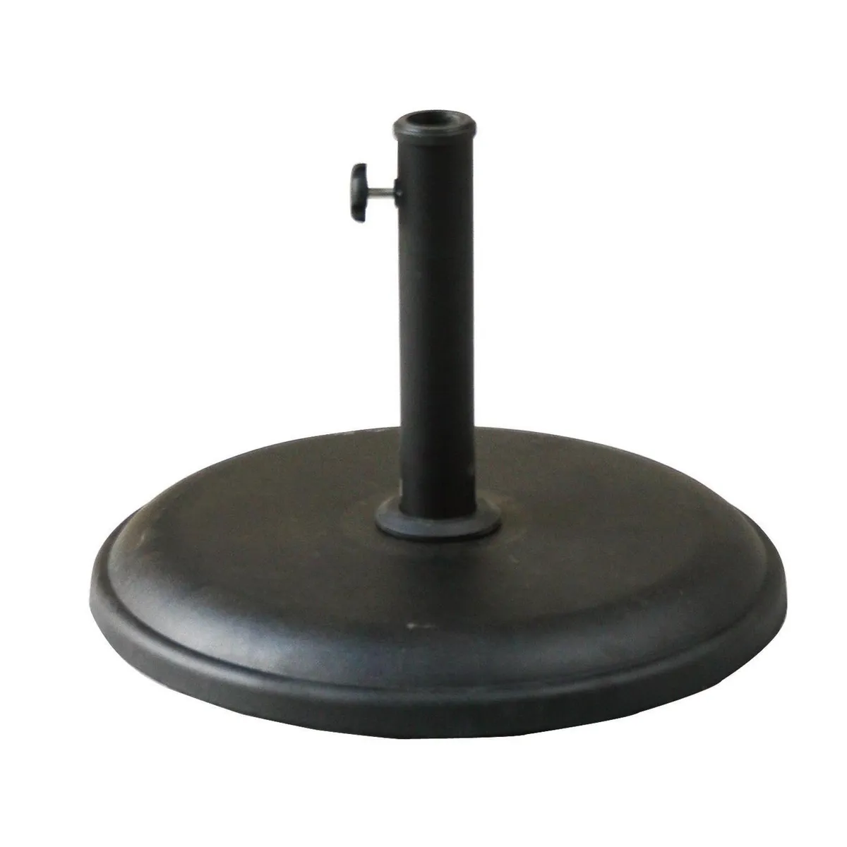 Just Home Collection - Base de Concreto para Sombrilla Redondo 16 Kg Negro