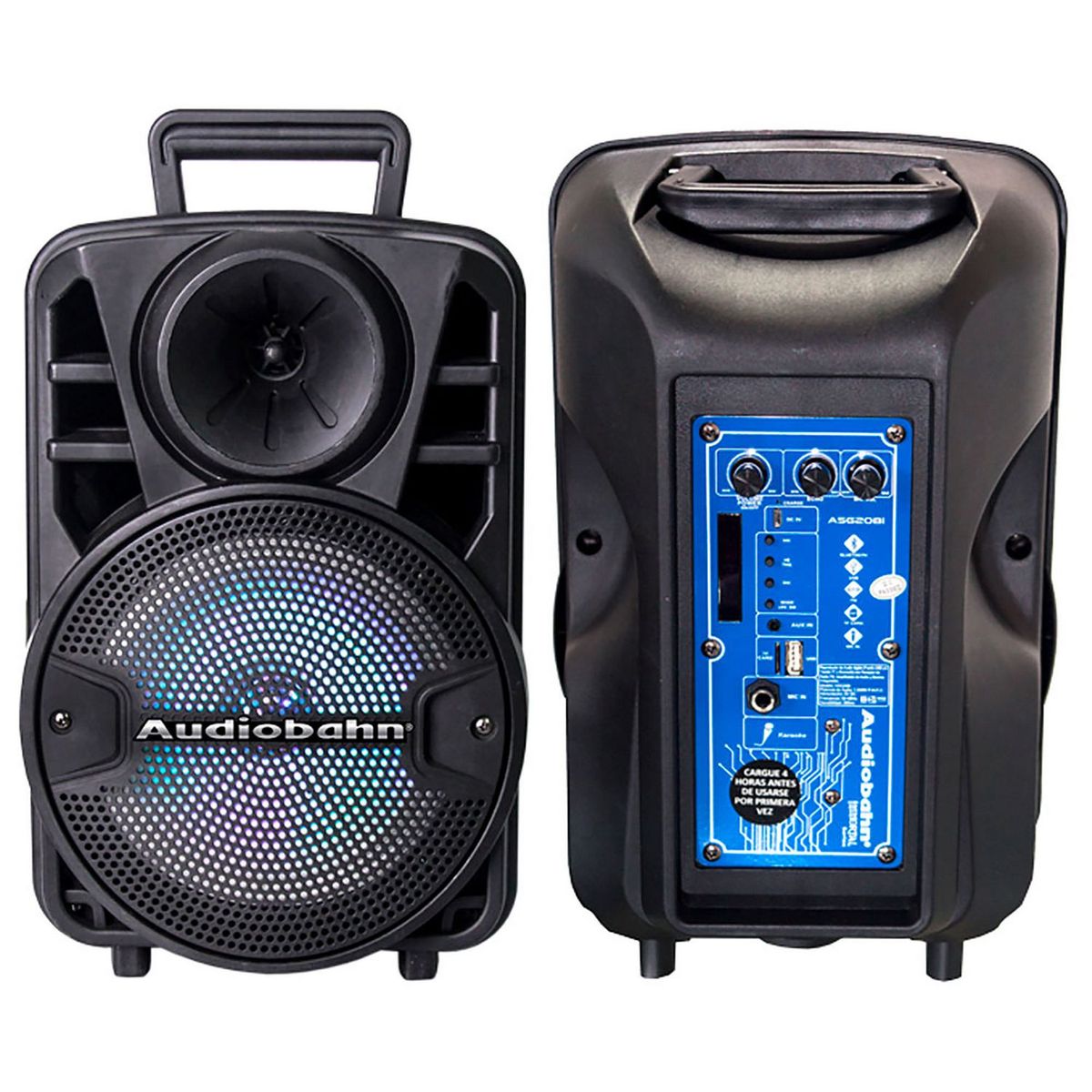 Audiobahn - Bafle Profesional 8 Pulgadas Recargable