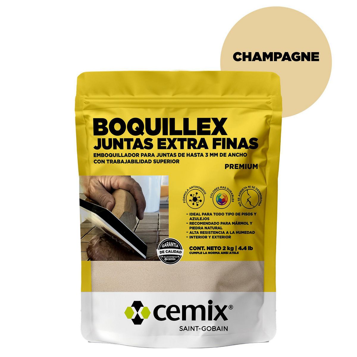 Cemix - Boquilla Champagne Extra Fina 2 kg