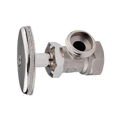 Llave Angular de Latón 1/2", Económica sin Contratuerca