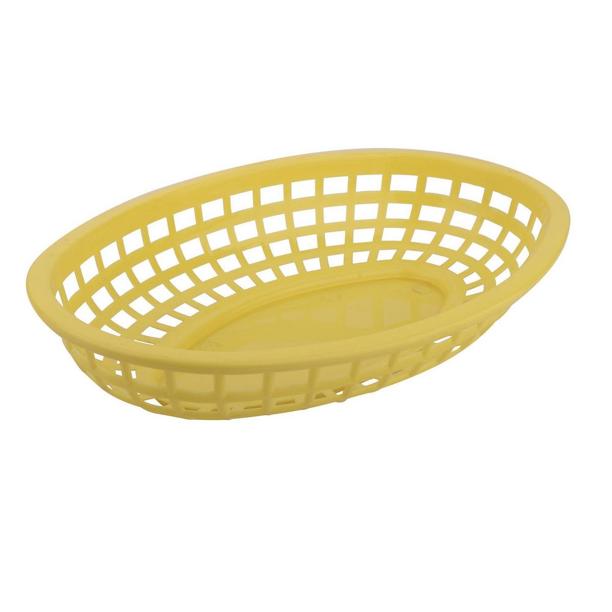 Tablecraft - Set 6 canastas de plástico amarillo rojo