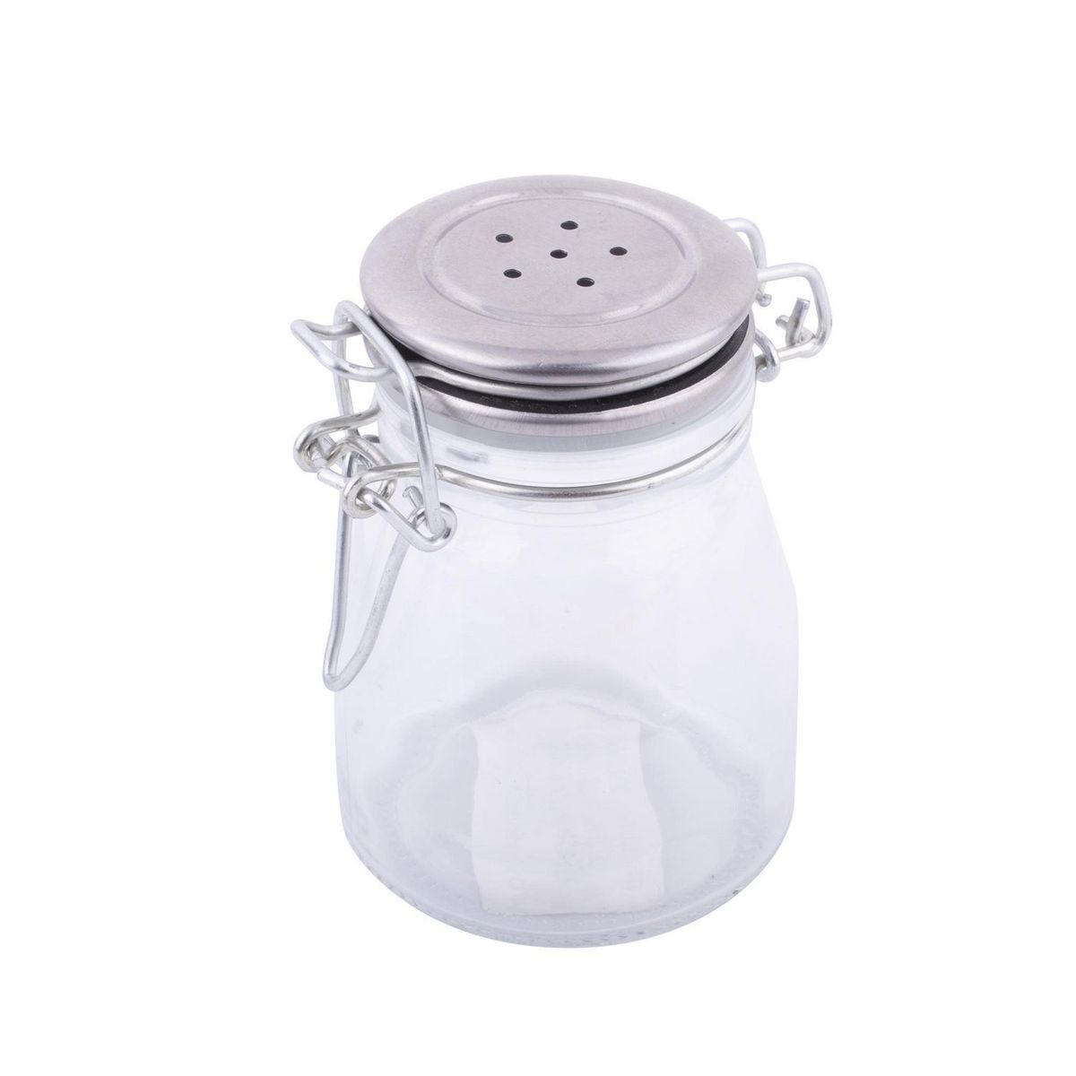Shaker de vidrio con tapa clip resellable, marca Tablecraft - Foto 2