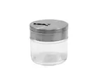 Shaker vidrio con tapa giratoria