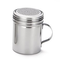 Salero para cocina con asa de acero inoxidable