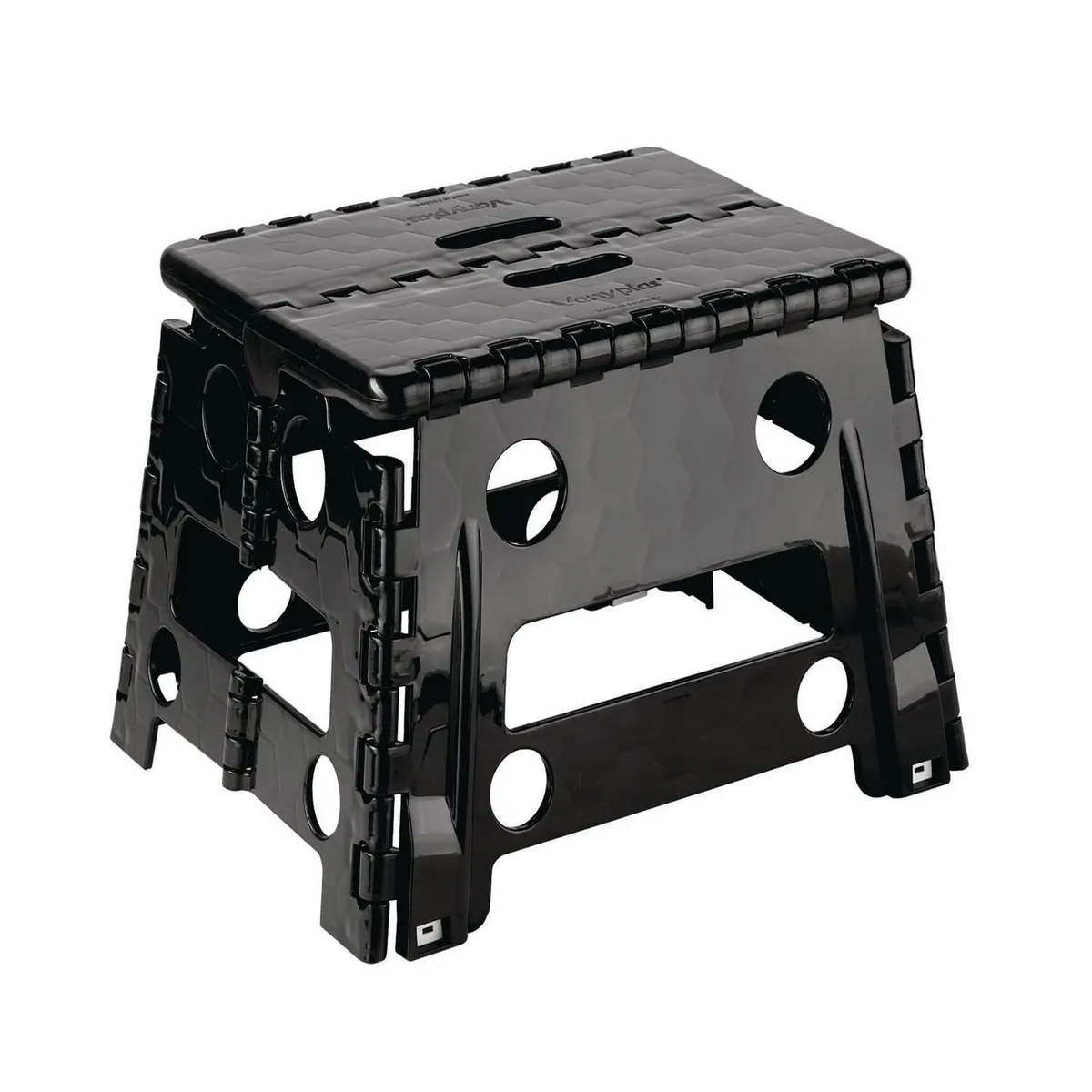 Banquito Plegable Plástico Negr0, marca Vanyplas - Foto Principal