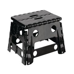 Banquito Plegable Plástico Negr0