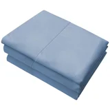 Juego de Sábanas King Size Bambú Azul