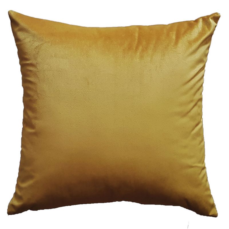 Hc Home Collection - Cojín decorativo color dorado de 43x43 cm.