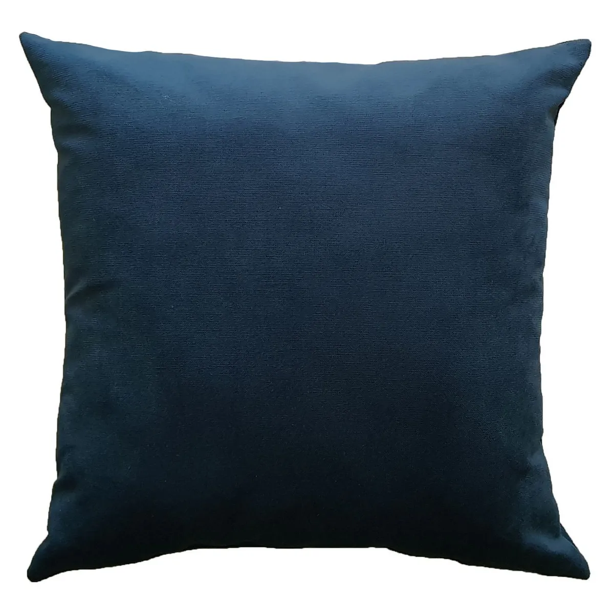 Cojín deco de 43x43cms suave terciopelo brilante color azul marino., marca Just Home Collection - Foto Principal