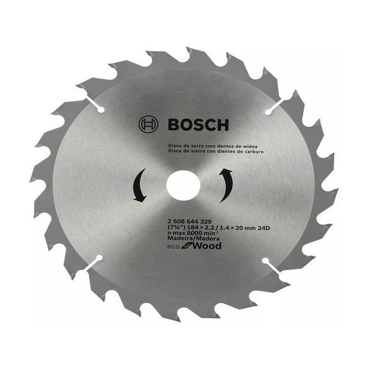 Disco sierra circ 7 1/4" 24 d, marca Bosch - Foto Principal