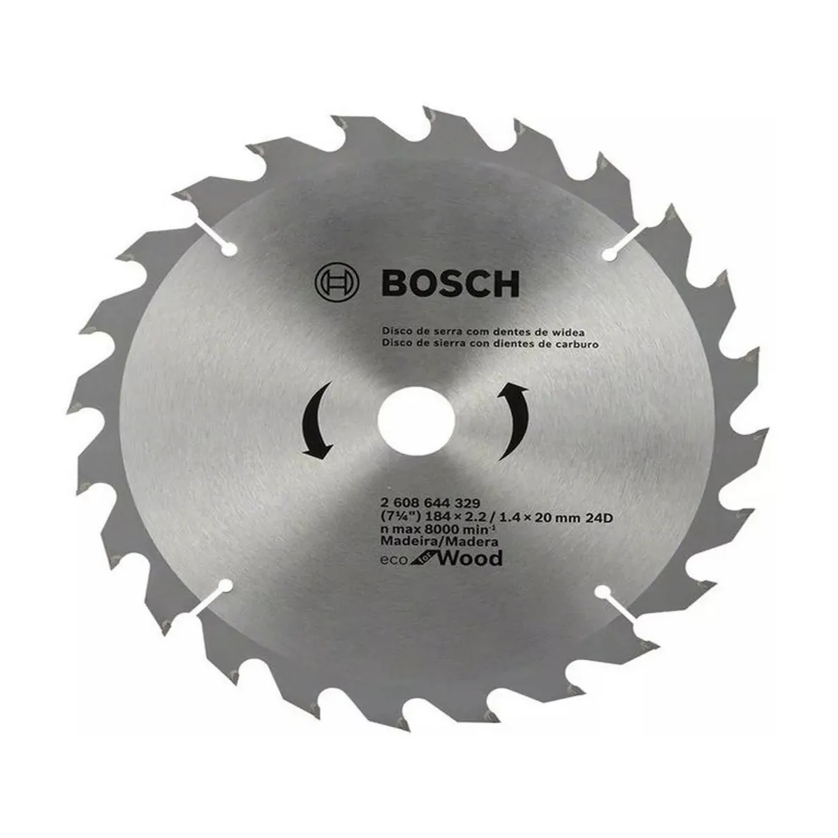 Disco sierra circ 7 1/4" 24 d, marca Bosch - Foto Principal