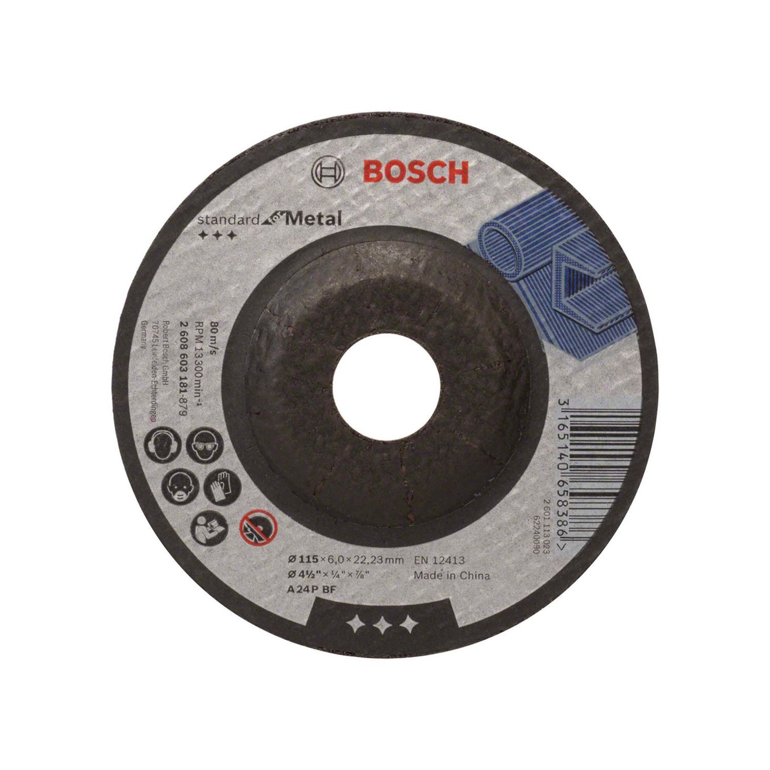 Bosch - Disco desb deprimido 4 1/2"