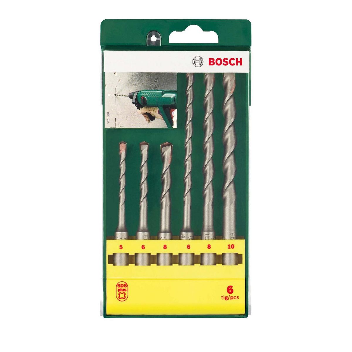 Bosch - Set Brocas sds-plus; 6pz.