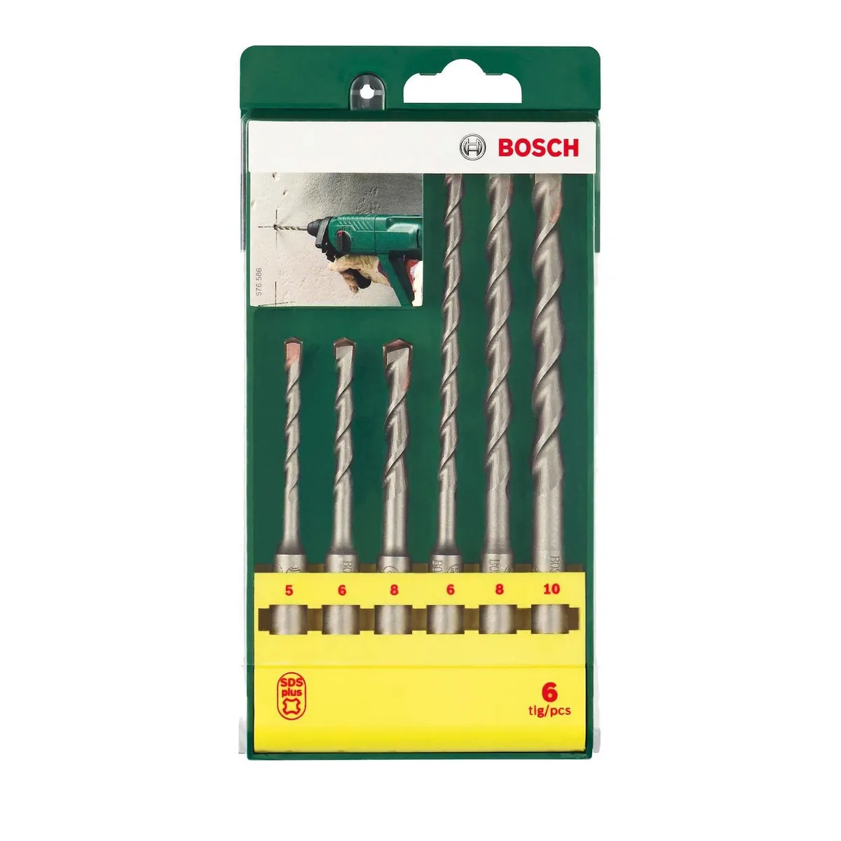 Bosch - Set Brocas sds-plus; 6pz.