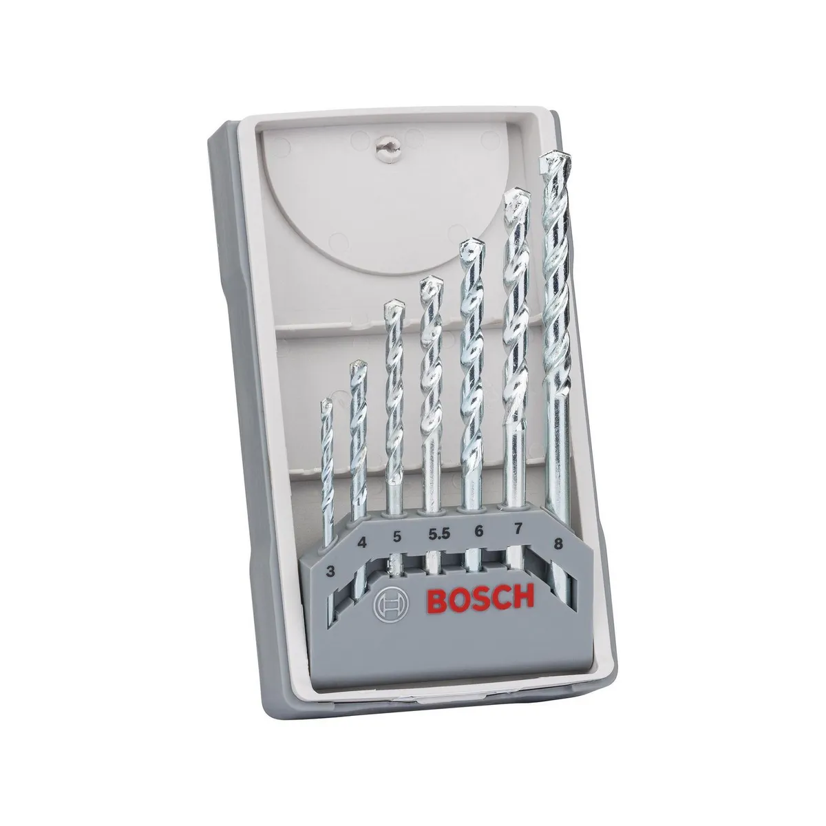Brocas para Concreto 3 / 4 / 5 / 5.5 / 6 / 7 / 8 MM, marca Bosch - Foto Principal