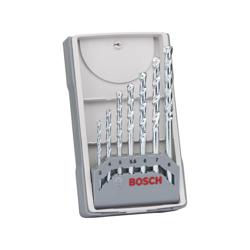 Bosch - Brocas para Concreto 3 / 4 / 5 / 5.5 / 6 / 7 / 8 MM